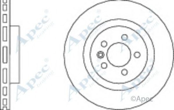 Тормозной диск APEC braking DSK2954