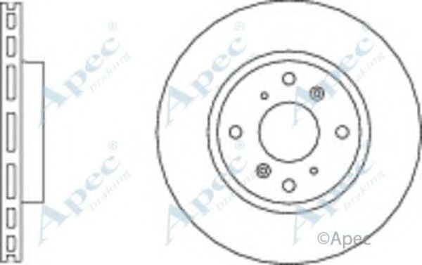 Тормозной диск APEC braking DSK2964