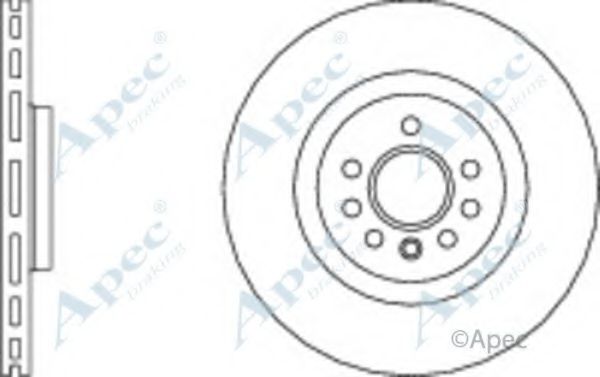 Тормозной диск APEC braking DSK2966