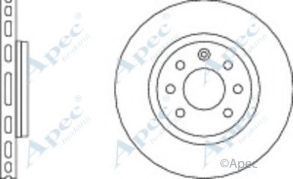 Тормозной диск APEC braking DSK646