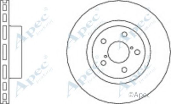 Тормозной диск APEC braking DSK683