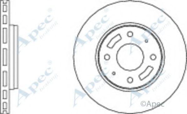 Тормозной диск APEC braking DSK799