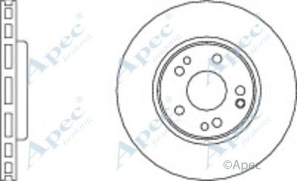 Тормозной диск APEC braking DSK929