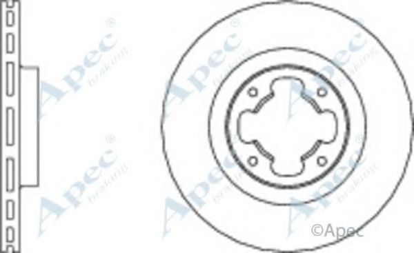 Тормозной диск APEC braking DSK262