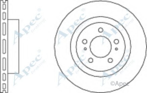 Тормозной диск APEC braking DSK2914