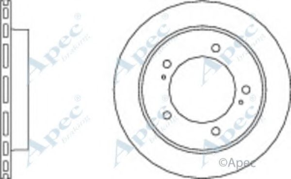 Тормозной диск APEC braking DSK941