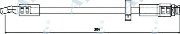 Тормозной шланг APEC braking HOS3104