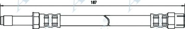 Тормозной шланг APEC braking HOS3204