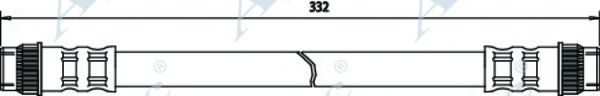 Тормозной шланг APEC braking HOS3297