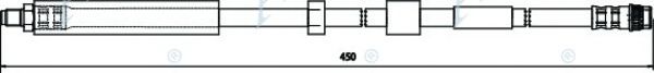 Тормозной шланг APEC braking HOS3584