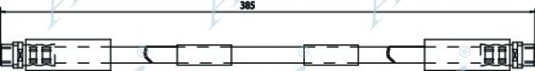 Тормозной шланг APEC braking HOS3631