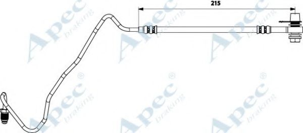Тормозной шланг APEC braking HOS3882