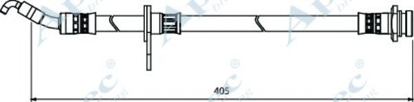 Тормозной шланг APEC braking HOS3977