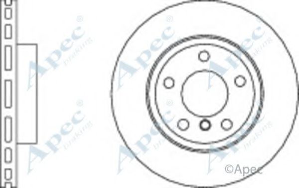 Тормозной диск APEC braking DSK2999