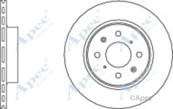 Тормозной диск APEC braking DSK3066