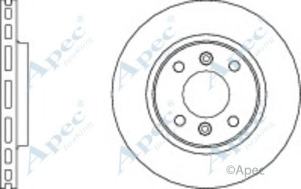 Тормозной диск APEC braking DSK3078