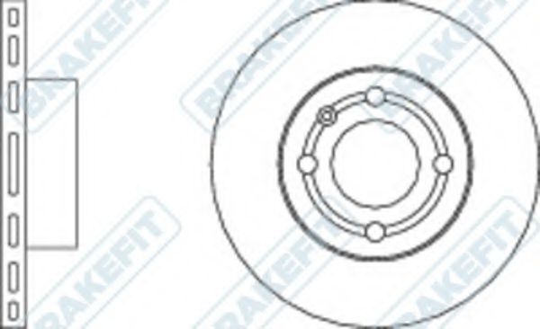 Тормозной диск APEC braking DK6032