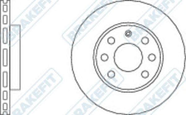 Тормозной диск APEC braking DK6095