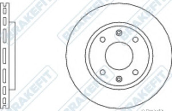 Тормозной диск APEC braking DK6029