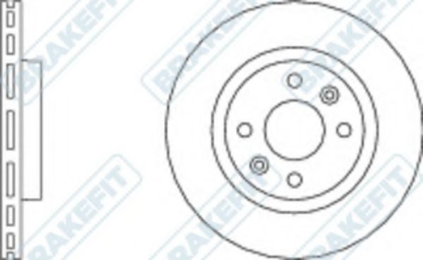 Тормозной диск APEC braking DK6065