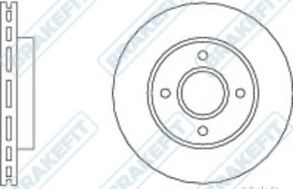 Тормозной диск APEC braking DK6035