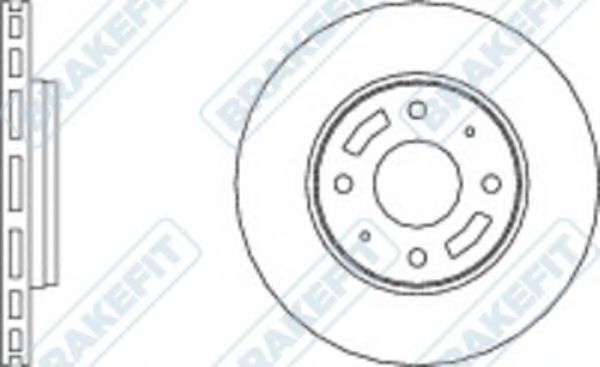 Тормозной диск APEC braking DK6106