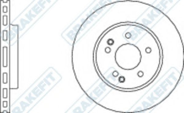 Тормозной диск APEC braking DK6034
