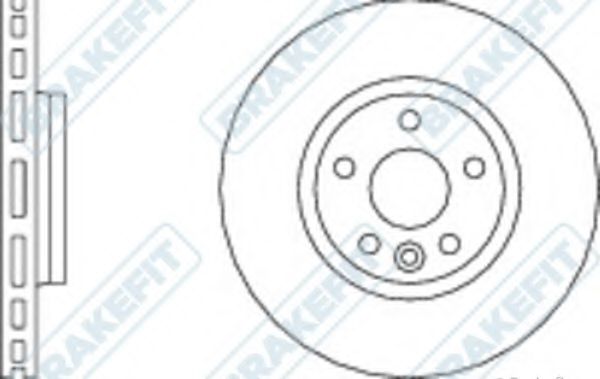 Тормозной диск APEC braking DK6020