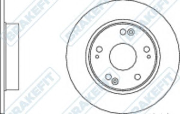 Тормозной диск APEC braking DK6070