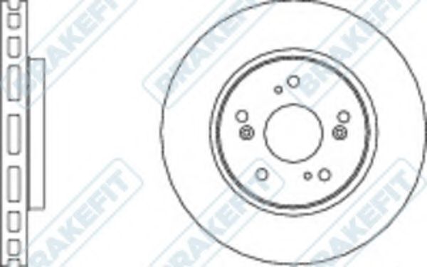 Тормозной диск APEC braking DK6124