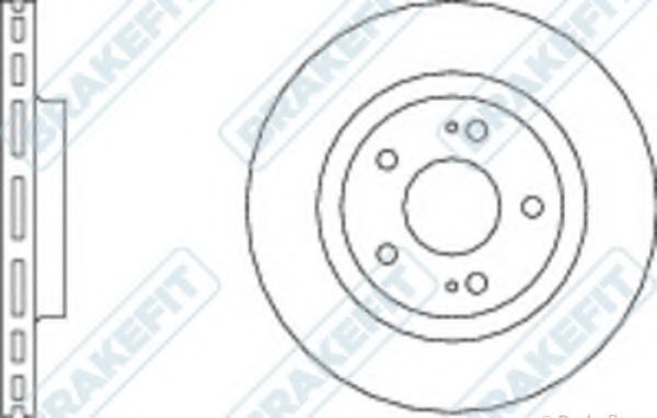 Тормозной диск APEC braking DK6130