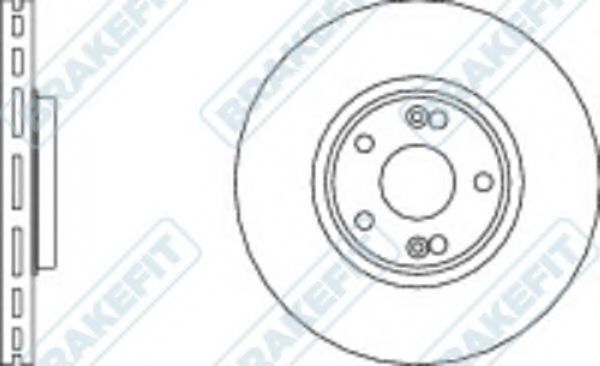 Тормозной диск APEC braking DK6144