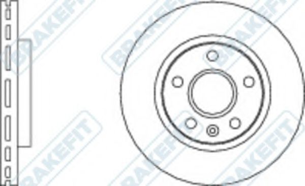 Тормозной диск APEC braking DK6145