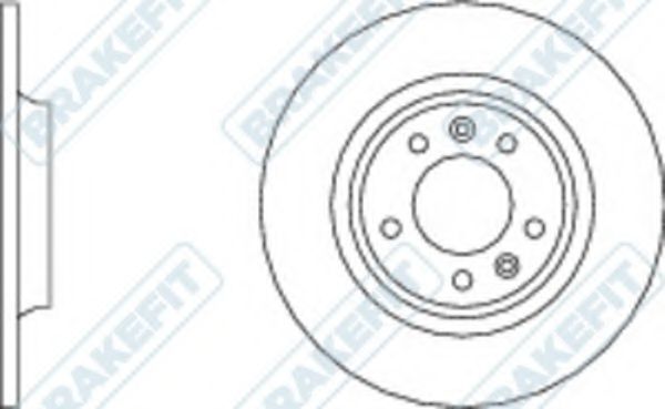 Тормозной диск APEC braking DK6164