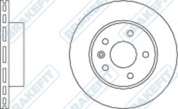 Тормозной диск APEC braking DK6232