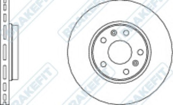 Тормозной диск APEC braking DK6243