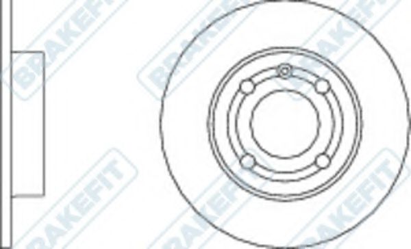 Тормозной диск APEC braking DK6245