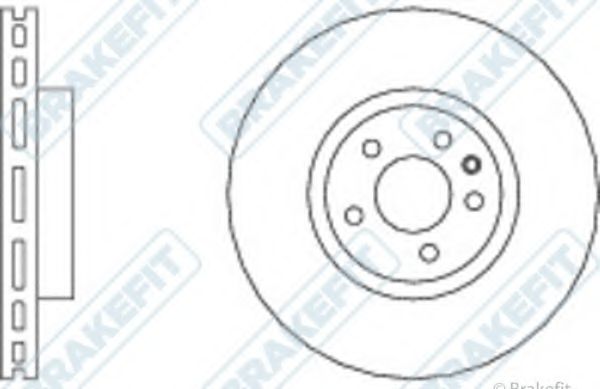 Тормозной диск APEC braking DK6246
