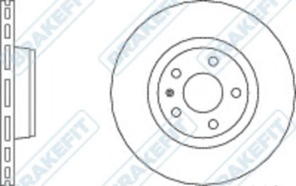 Тормозной диск APEC braking DK6256