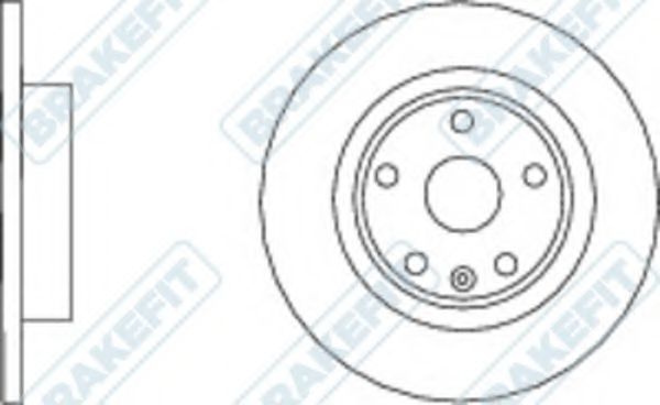 Тормозной диск APEC braking DK6283