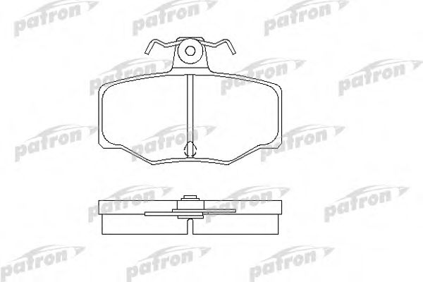 Комплект тормозных колодок, дисковый тормоз PATRON PBP707