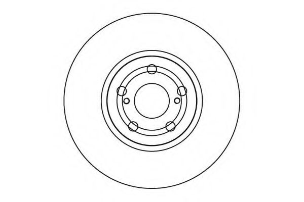 Тормозной диск MOTAQUIP LVBD1128Z