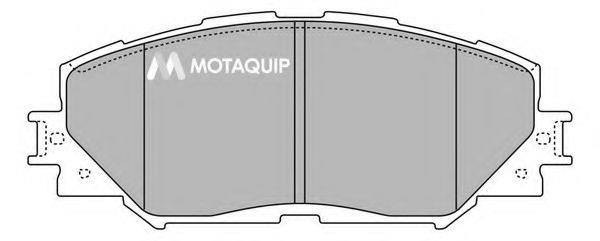 Комплект тормозных колодок, дисковый тормоз MOTAQUIP LVXL1362