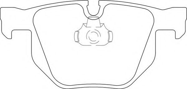 Комплект тормозных колодок, дисковый тормоз MOTAQUIP LVXL1653