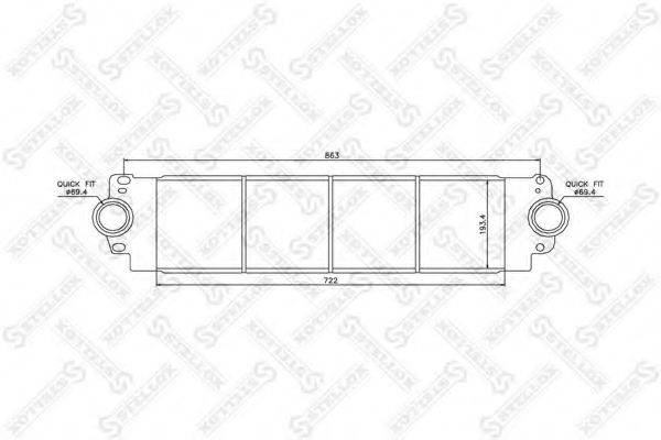 Интеркулер STELLOX 10-40078-SX