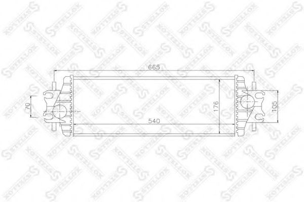 Интеркулер STELLOX 10-40137-SX