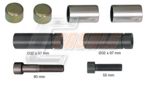 Ремкомплект, тормозной суппорт CASALS MD1048