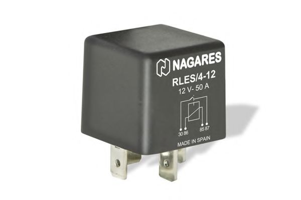 Реле, рабочий ток NAGARES RLES/4-12