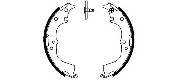 Комплект тормозных колодок HELLA PAGID 8DB 355 002-181