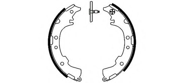 Комплект тормозных колодок HELLA PAGID 8DB 355 002-191